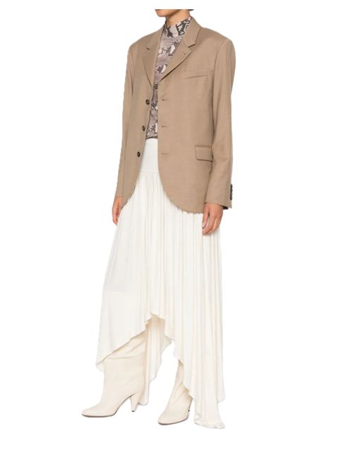 BarenaBlazer completo monopetto Faliero con revers classici camel Barena | GID5729 0482240 CAMEL